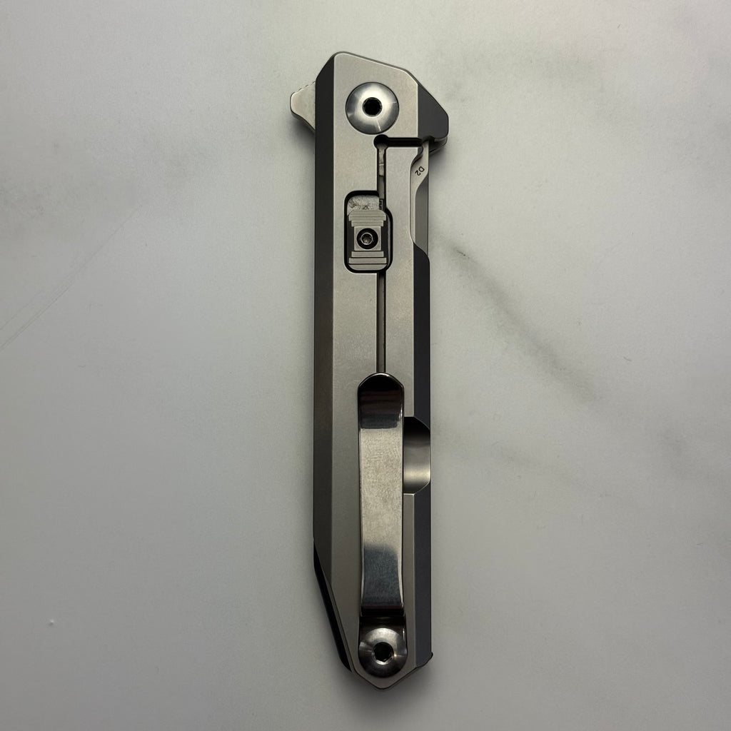 Custom 1-of-1 Hand Engraved SANRENMU — Full Coverage American Scroll with Paint Fill